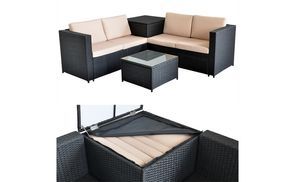 2 Sofas aus mehreren Elementen