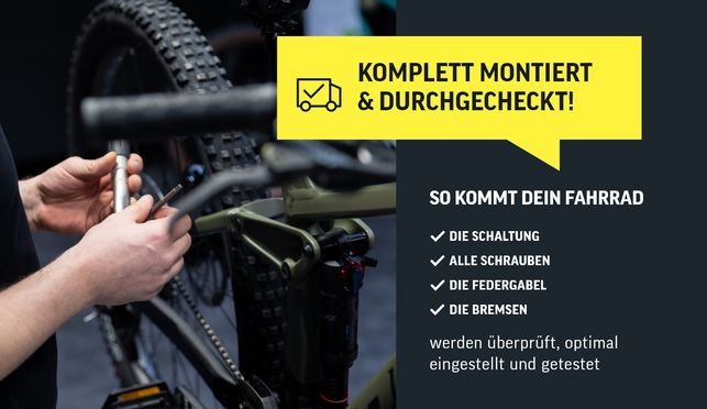 So kommt dein Fahrrad - komplett durchgecheckt & montiert!