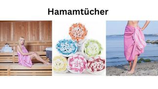 Hamamtücher für Sauna, Wellness, Spa & Strand