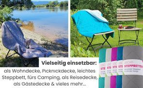 Vielseitig einsetzbares Sommer Steppbett