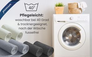 Fleecedecke premium–line richtig waschen