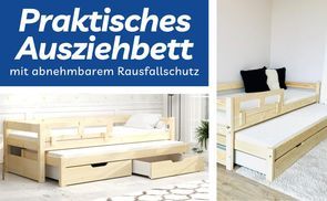 Praktisches Ausziehbett