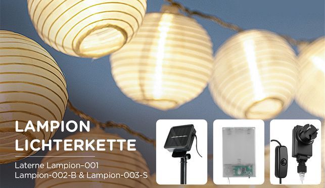 CozyHome Lampion Lichterkette