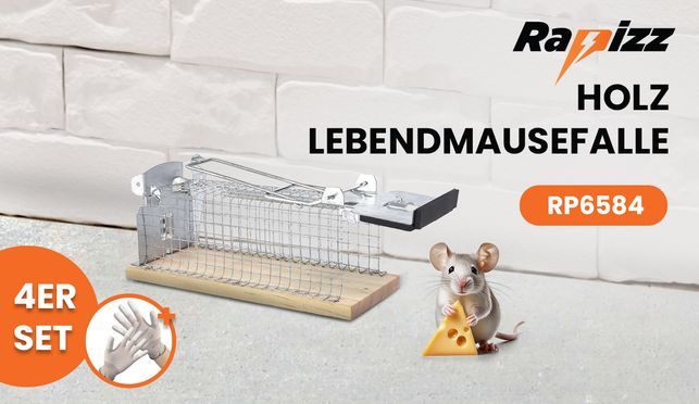 Lebendfalle für Mäuse Tierfreundliches und Effektives Einfangen von Mäusen 