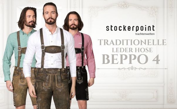 Stilvolle Trachtenlederhose Beppo4