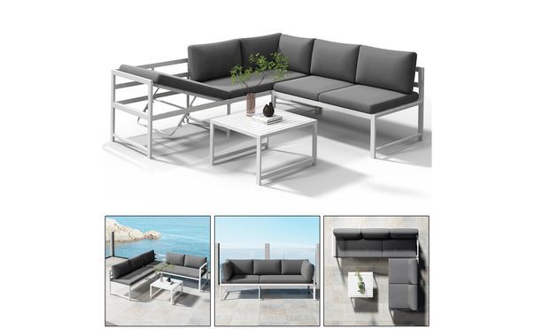 Luxus Aluminium Lounge für Ihr Wohnzimmer im Garten