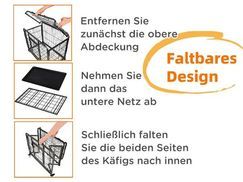 Einfach zu verstauen und zu transportieren