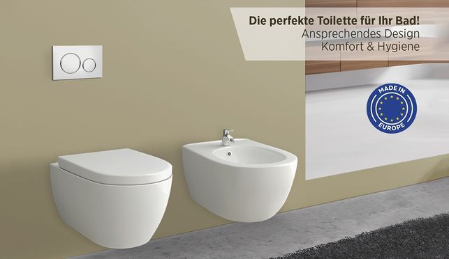 DOPPEL SET AUS BIDET UND WC!