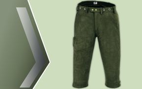 Jagdhose aus weichem Büffelleder für Herren