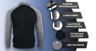 Sportjacke mit vielen Funktionen