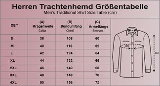 Finden Sie Ihre Passform mit der Größentabelle