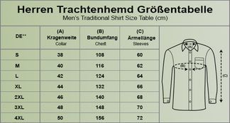 Finden Sie Ihre Passform mit der Größentabelle