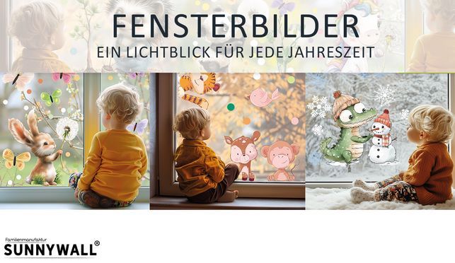 Fensterbilder für gemütliche und farbenfrohe Akzente