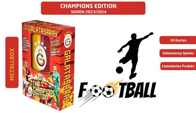 Sammelkarte Champions Edition Galatasaray 1905 GS 23/24 Spielkarten Spielerkarten