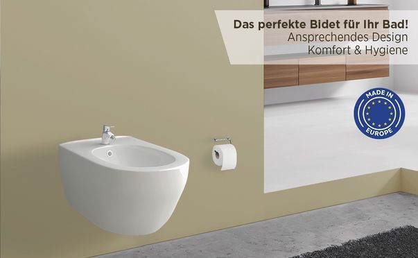 BIDET MIT ARMATUR IN SPITZENQUALITÄT