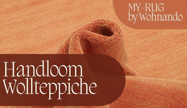 Zeitlos und Elegant - Handloom Wollteppiche in 4 Farben