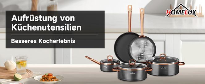 Homelux 8 Teiliges Töpfe Set