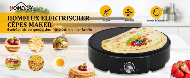 Genießen Sie köstliche Crêpes zu Hause