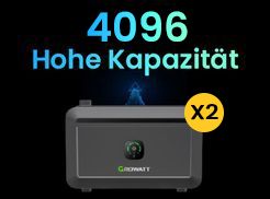 4096Wh hohe Kapazität