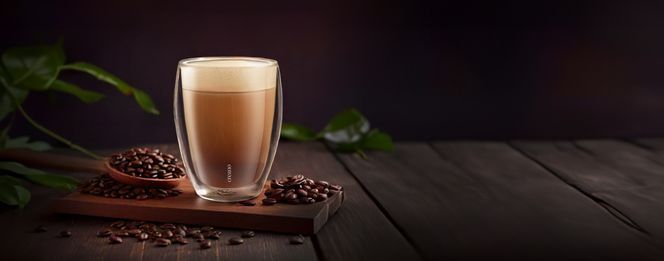 Creano 400ml Doppelwnadige Premium Gläser: Revolutionäre Gastro Qualität für Kaffee, Tee & Mehr