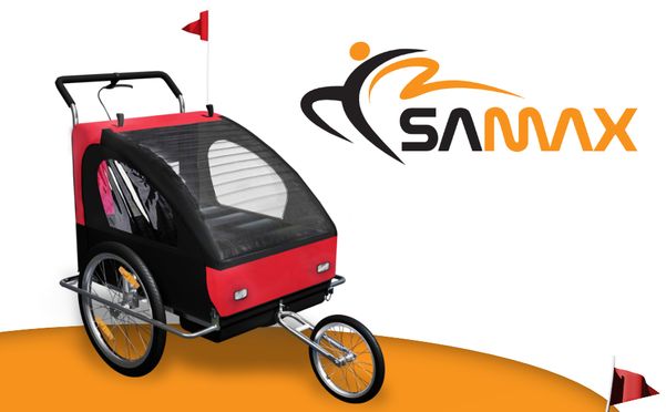 SAMAX 2in1 Fahrradanhänger