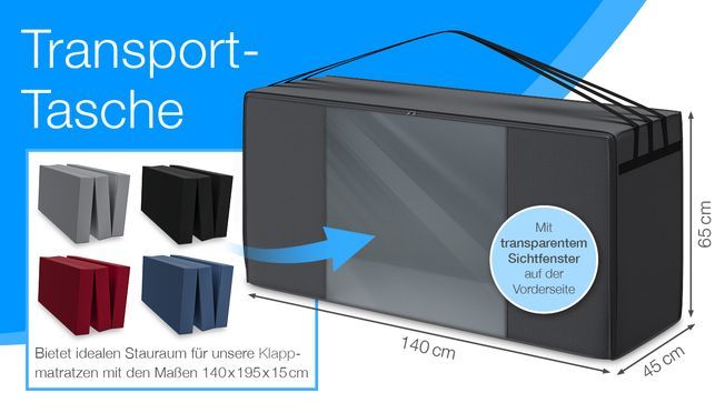 Transporttasche für Gästematratze