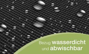 Wasserfester & pflegeleichter Bezug