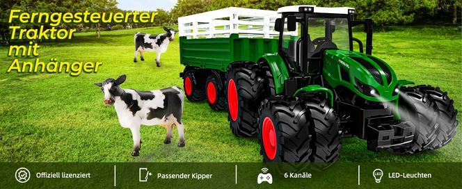 Hoch Simulierte Ferngesteuerter Traktor