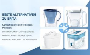 BESTE ALTERNATIVEN ZU BRITA Kompatibel mit den folgenden 