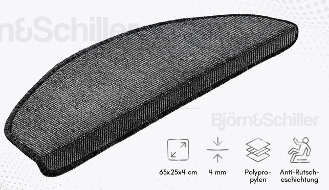 Genießen Sie Komfort und Sicherheit mit Treppenstufenmatten von Björn&Schiller