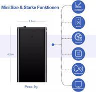 Extrem klein, flach, dünn und leichter Recorder