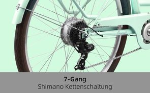 7-Gang Shimano Kettenschaltung