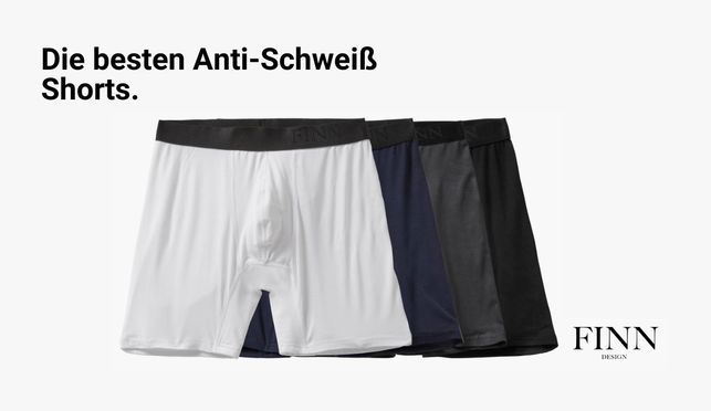 Anti Schweiß Boxershorts mit garantiertem Schutz vor Schweißflecken