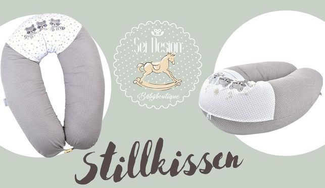 Stillen mit Liebe, Komport und Stil - Stillkissen und Seitenschläferkissen von Sei Design !