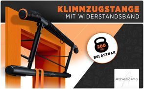 Klimmzugstange mit Widerstandsband