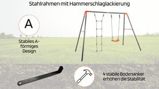 Hauptmerkmale der KETTLER Combi Schaukel