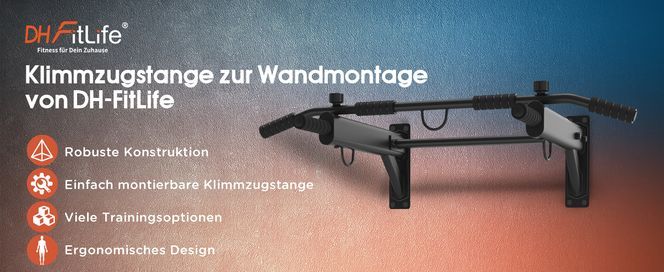 Warum DH FitLife Klimmzugstange zur Wandmontage?