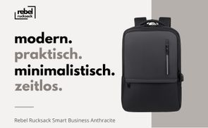 Rebel Rucksack Smart Business Anthracite