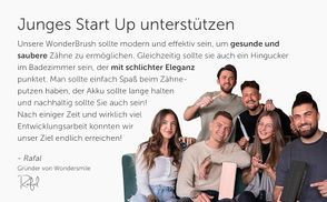 Junges Startup für moderne Zahnpflege unterstützen