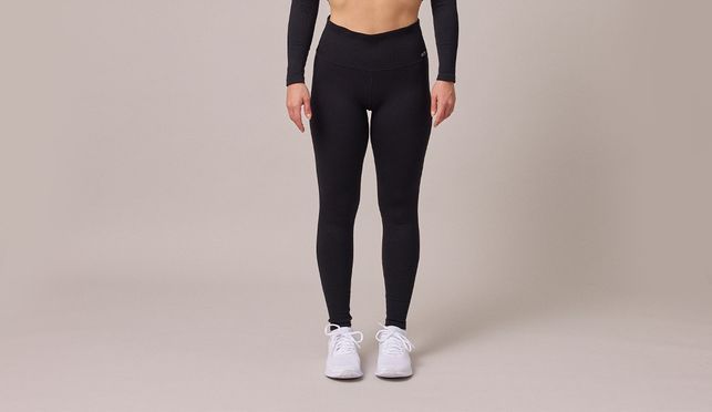 Gerippte Leggings