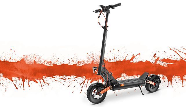 Entfessele dein Abenteuerpotenzial mit dem vollgefederten Offroad E Scooter!