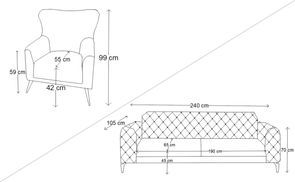 Chesterfield Sofa von Möbeldreams- Made in Europe