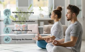 Verschiedene Vorteile für Yoga und Meditationspraktiken