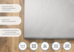 Die Matratze verfügt über eine hochwertige Kokosnusseinlage