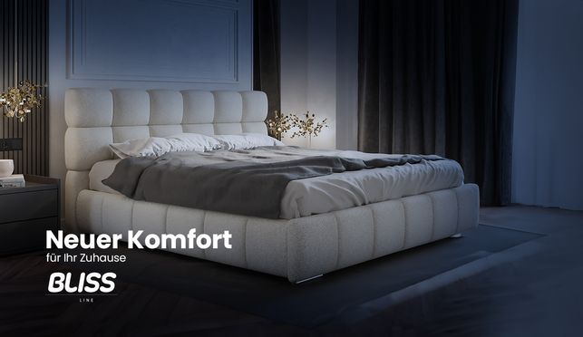 BLISS Bett – Komfort und Eleganz in Perfektion