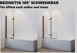 180° Schwenkbar und Faltbar