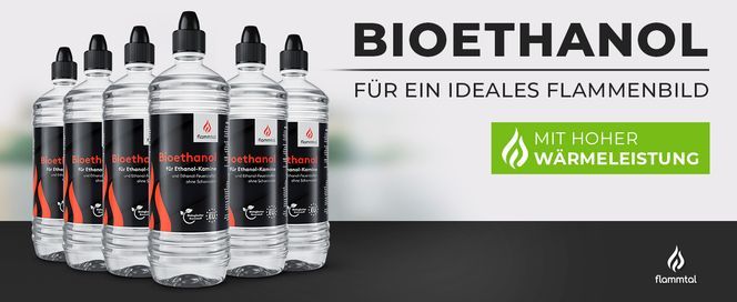 Das flammtal Bioethanol verbrennt sauber & sorgt für eine wohlige Atmosphäre!