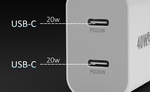 2x USB C Ports