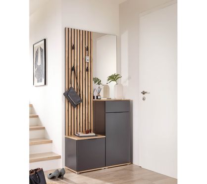 Platzsparend und modern: EASY Die Kompaktgarderobe in 2 Farbkombinationen