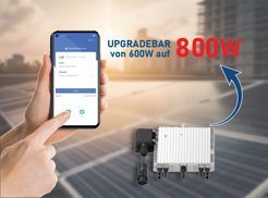 Drosselbar von 600W auf 800W